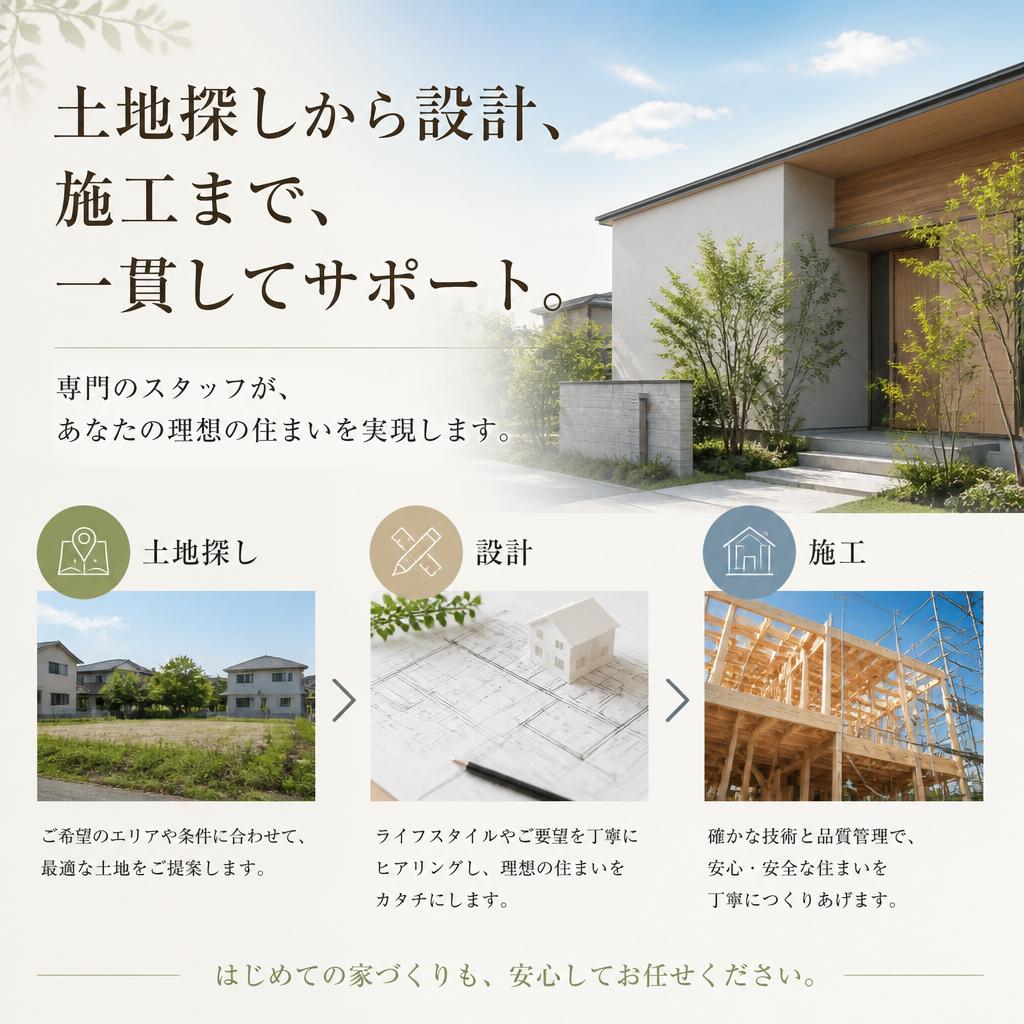 施工の流れとサポート