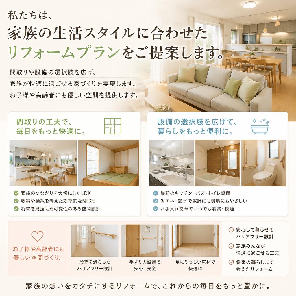 家族の目線から考えたプラン