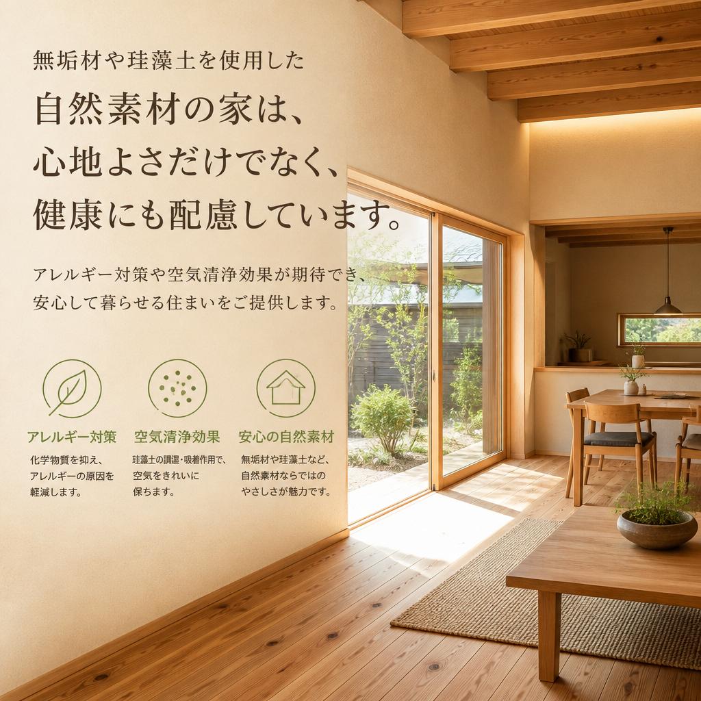 3. 自然素材がもたらす快適さ