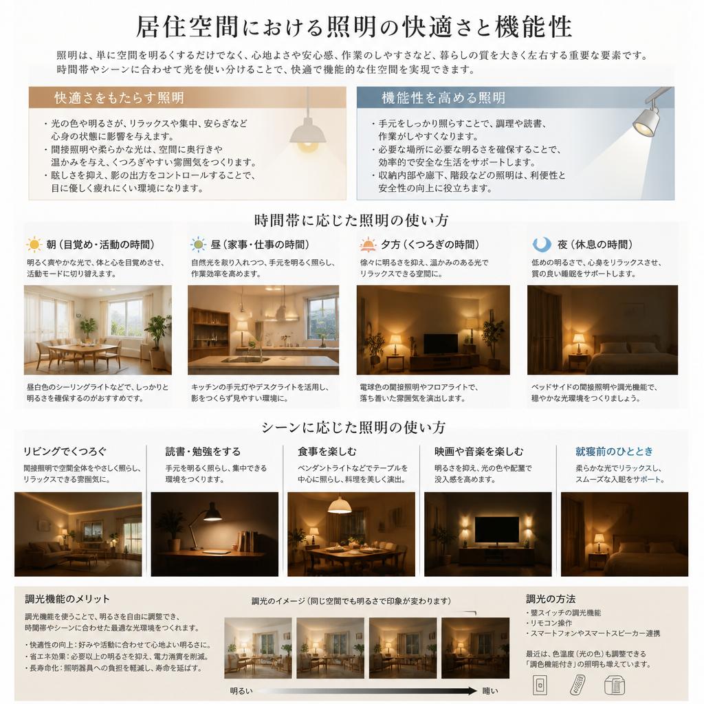 快適な暮らしを実現するための工夫