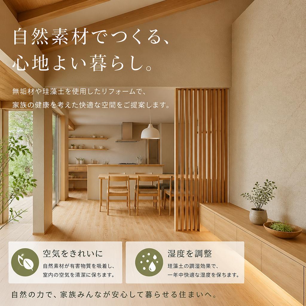 2. 自然素材の魅力