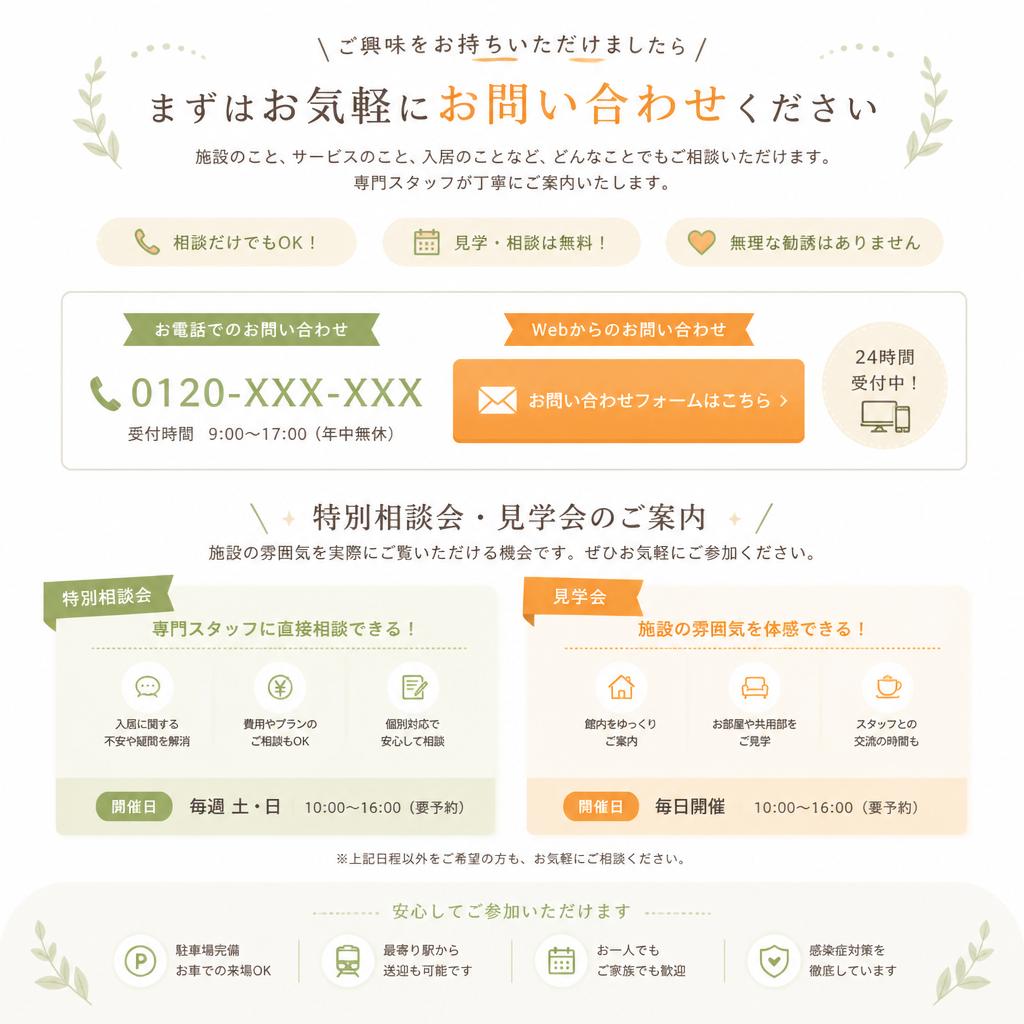 今すぐお問い合わせを！