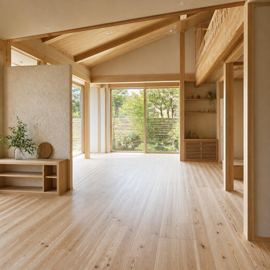 自然素材にこだわった住まいづくり