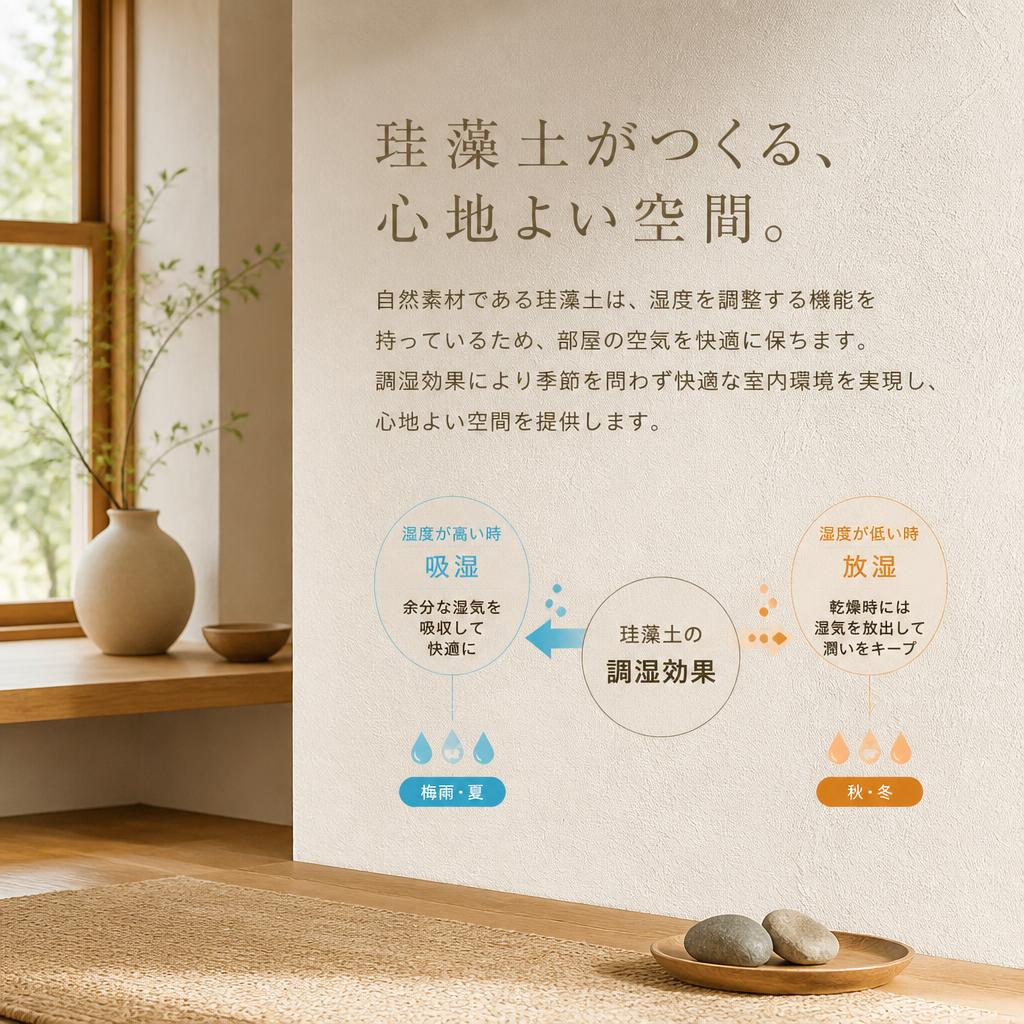珪藻土の特性