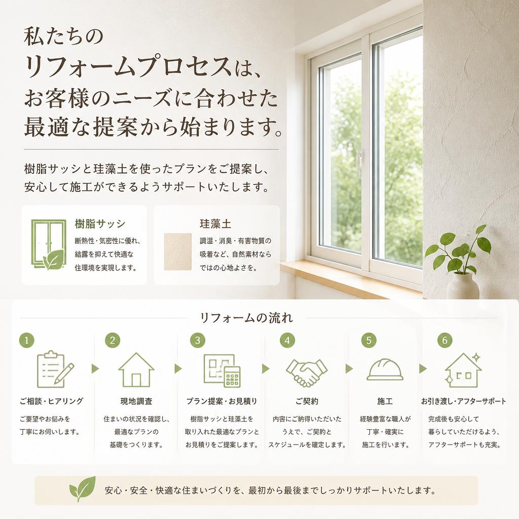 リフォームの流れ