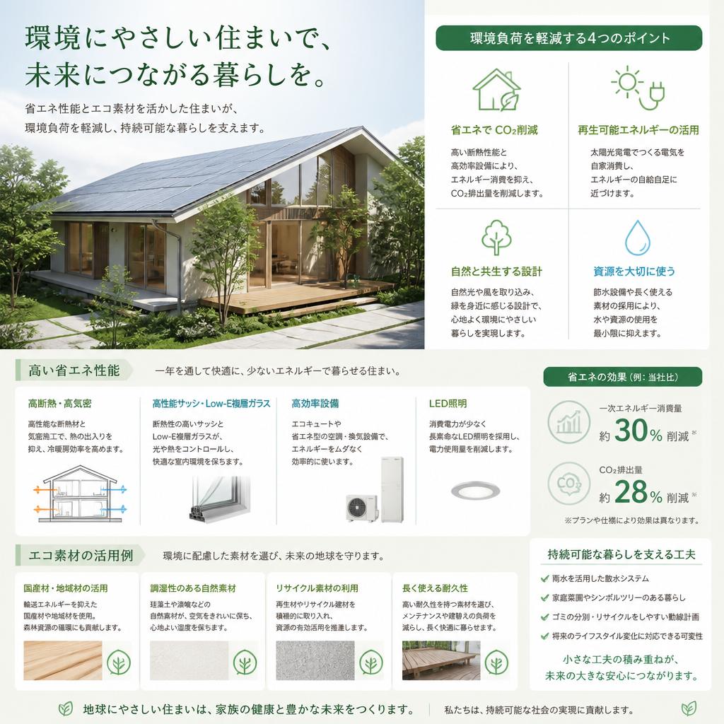 環境に優しい住まいの提案