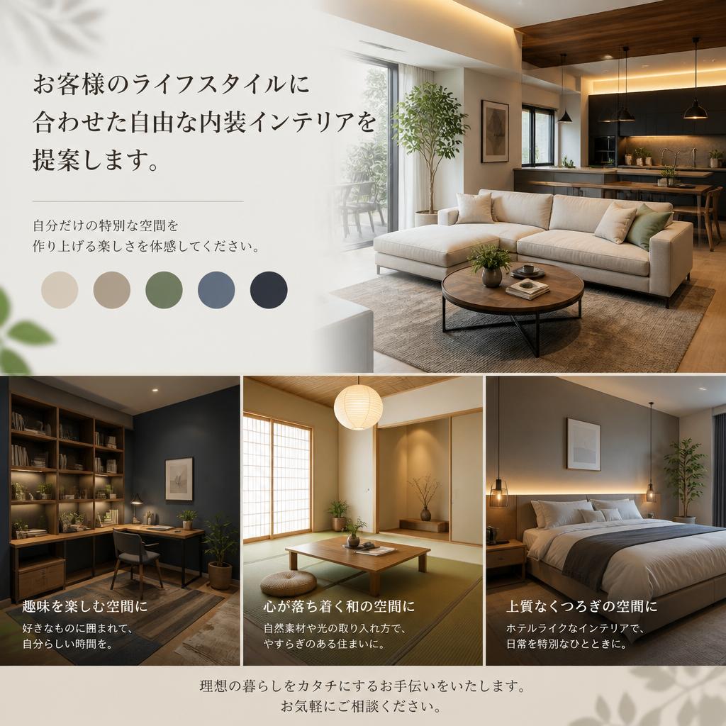 選べる内装インテリア