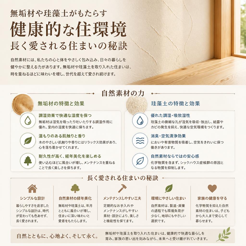 自然素材が生活を豊かにする理由