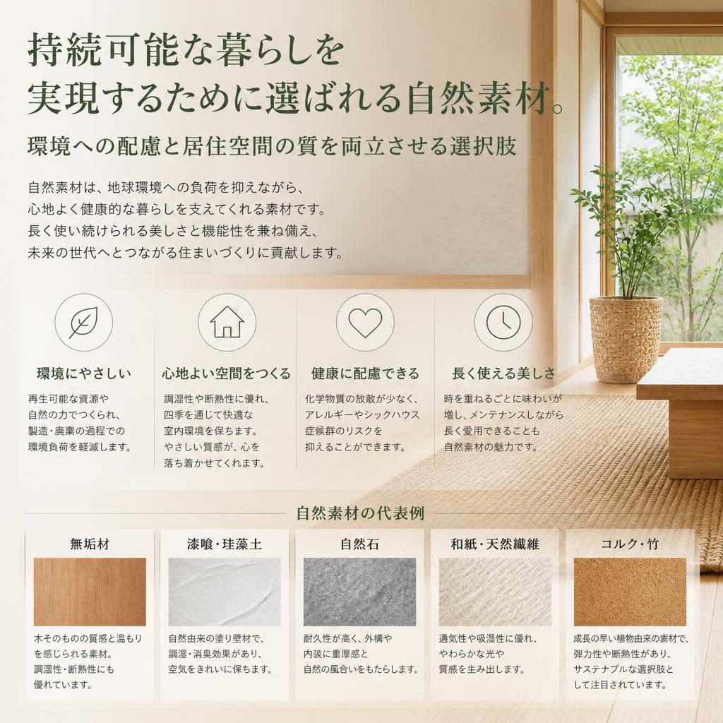 環境に優しい素材選び